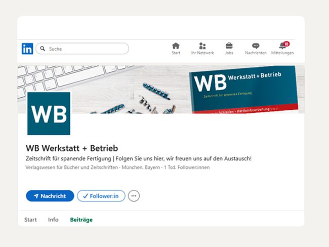 WB Machine Tools Post on LinkedIn