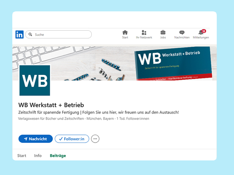 WB Machine Tools Post on LinkedIn