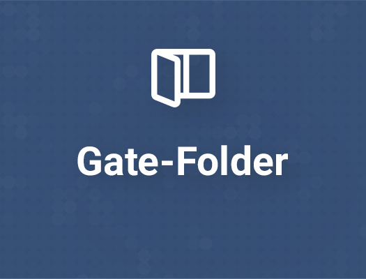 Werbeformat Gate-Folder