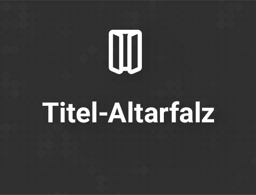 Werbeformat Titel-Altarfalz