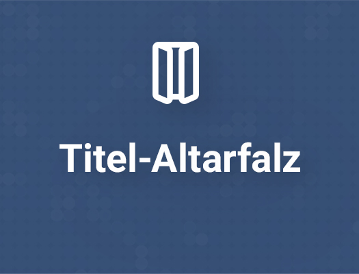 Werbeformat Titel-Altarfalz