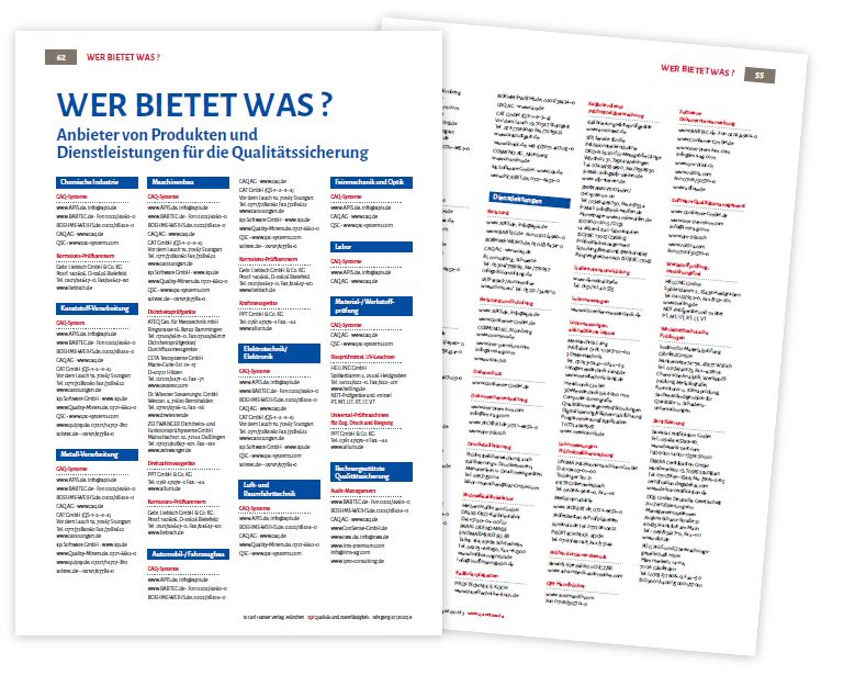 QZ Wer bietet was? Print