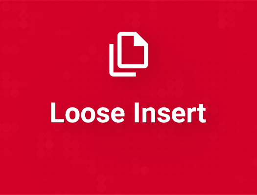 Advertising format loose insert in QZ