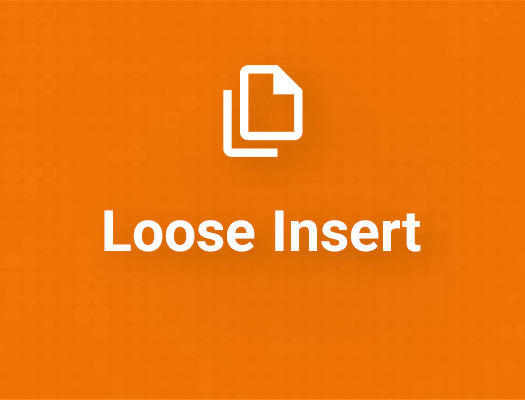 advertising format loose insert in FW Tool and Mold Making