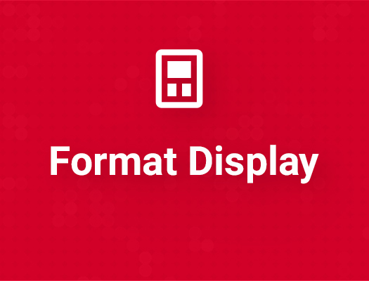 Print format display in QZ