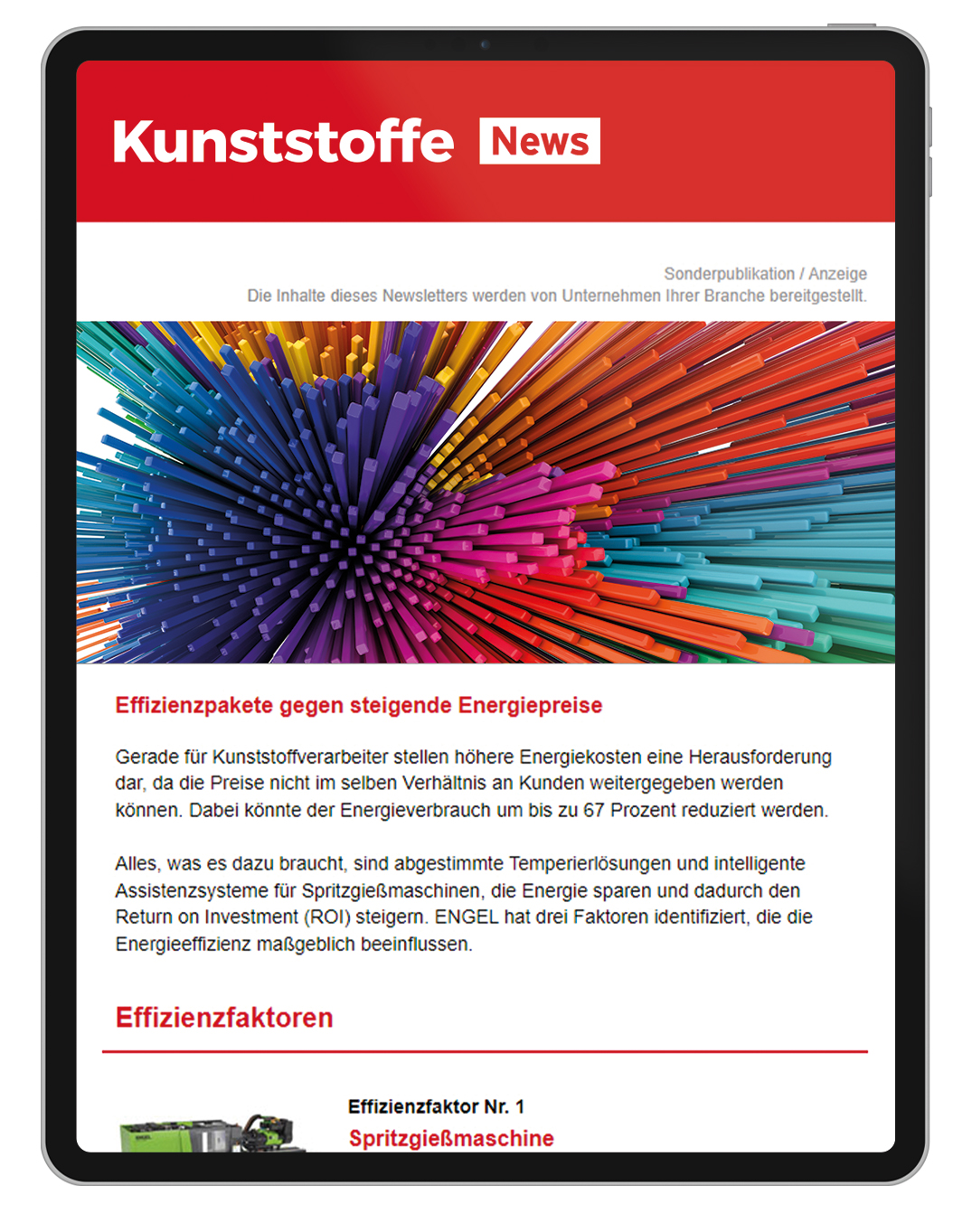 Standalone-Newsletter von Kunststoffe