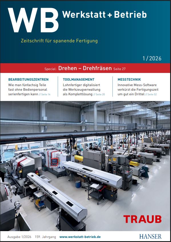 WB Werkstatt + Betrieb Ausgabe 1/2026 Titelseite
