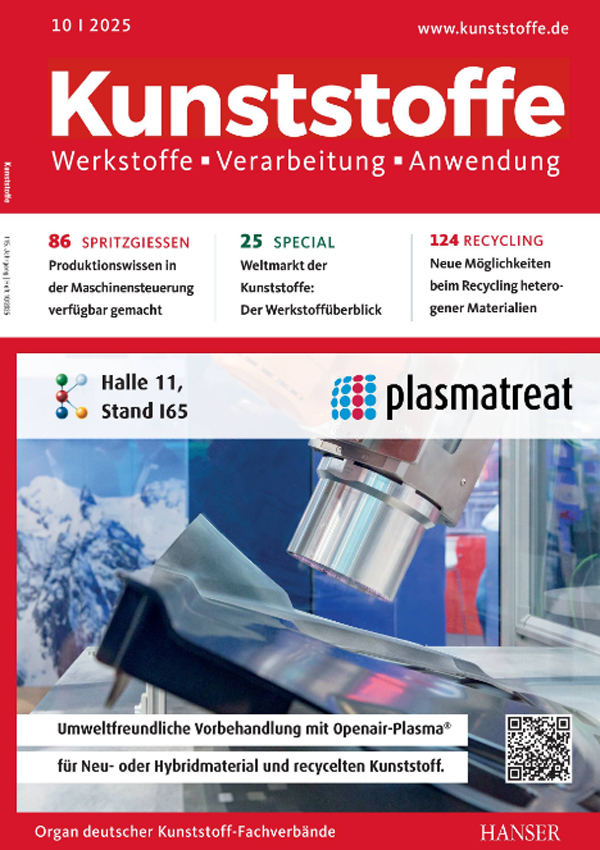 Kunststoffe Titelseite Ausgabe 10/2025