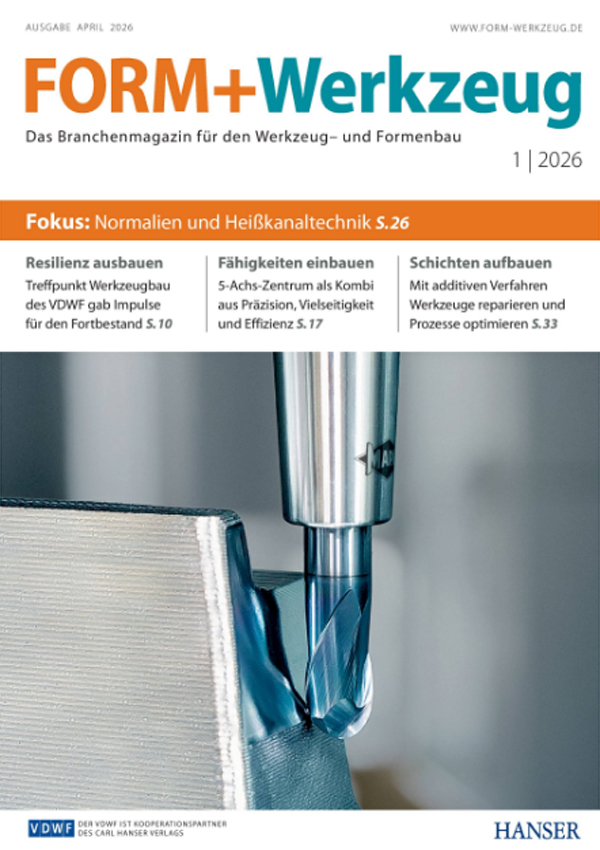 Fachzeitschrift FORM+Werkzeug Titelseite Ausgabe 1/2026