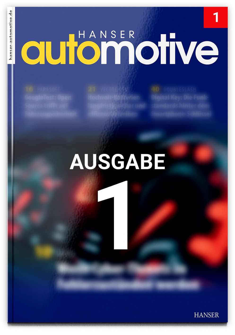 Fachzeitschrift HANSER automotive Themenvorschau Ausgabe 1