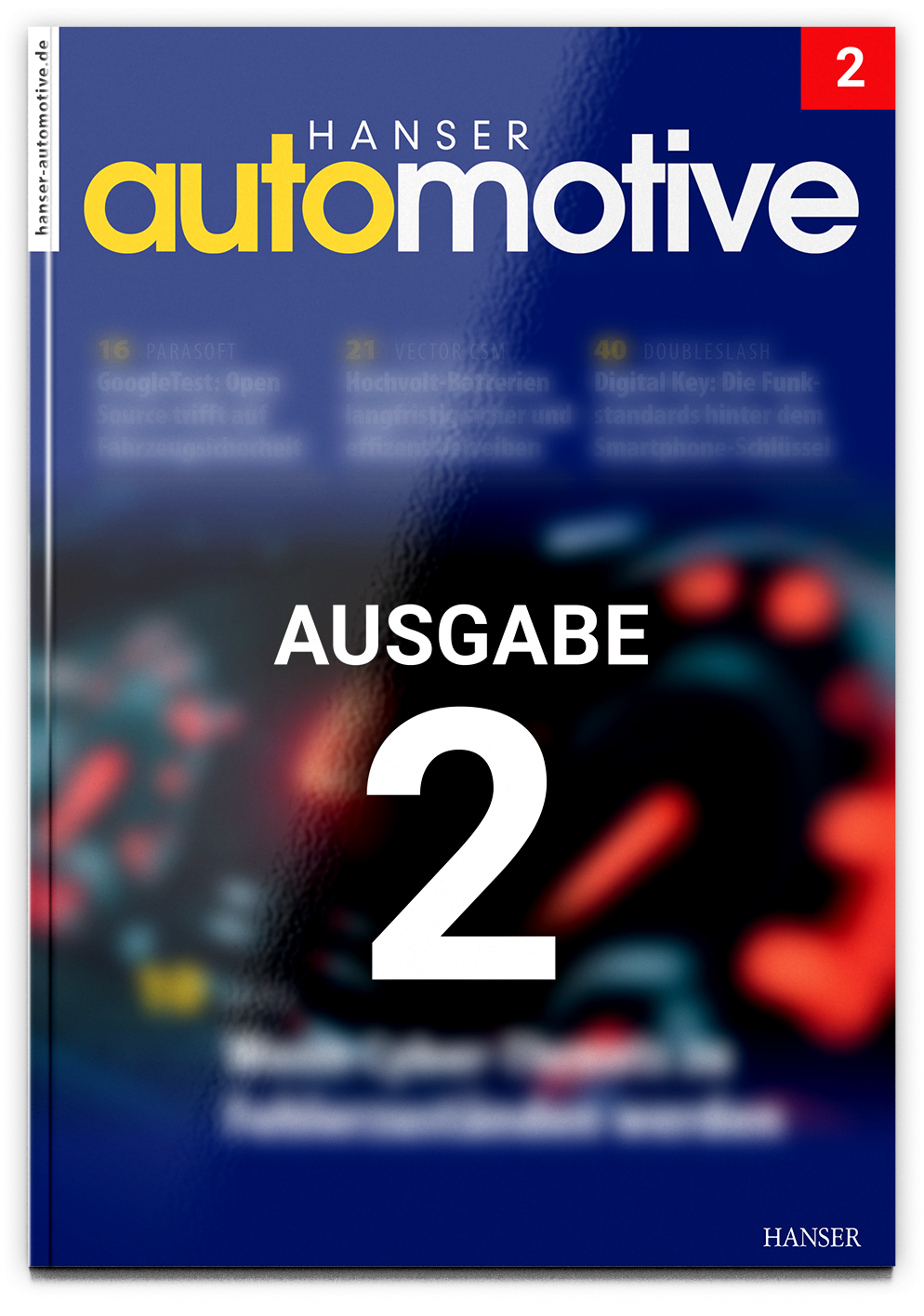 Fachzeitschrift HANSER automotive Themenvorschau Ausgabe 2