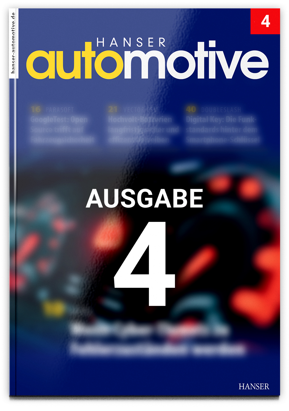 Fachzeitschrift HANSER automotive Themenvorschau Ausgabe 4