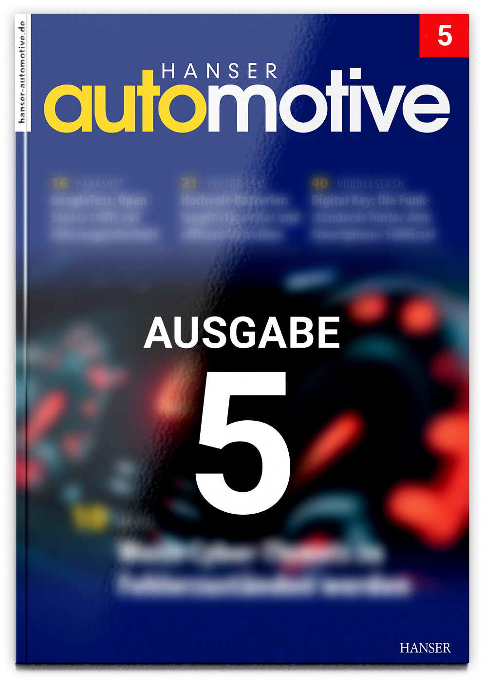 Fachzeitschrift HANSER automotive Themenvorschau Ausgabe 5