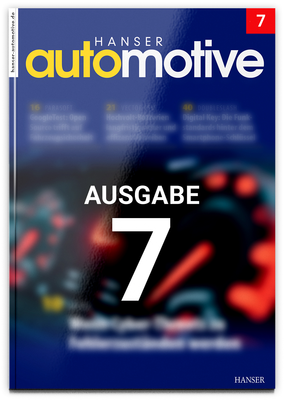 Fachzeitschrift HANSER automotive Themenvorschau Ausgabe 7