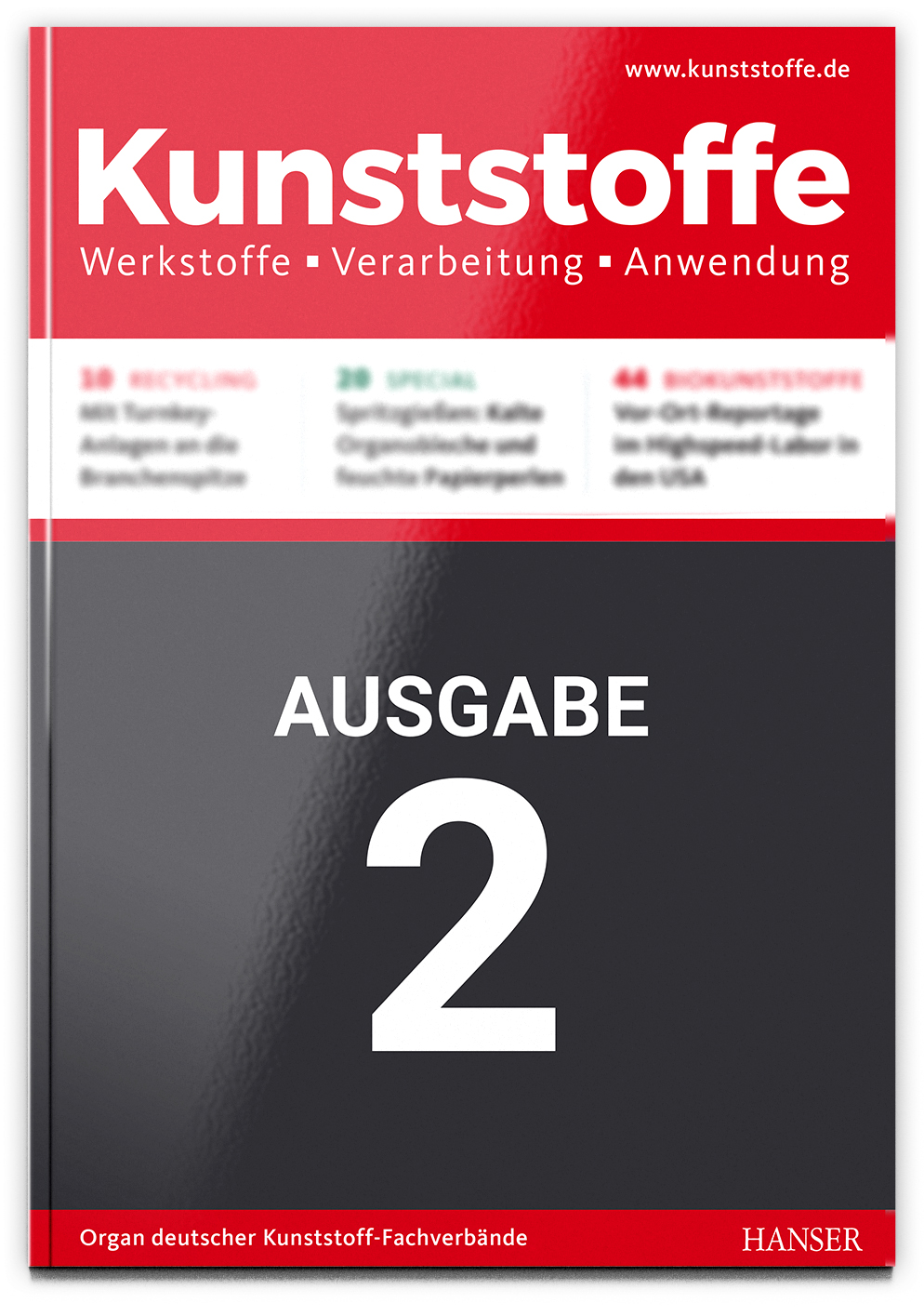 Fachzeitschrift Kunststoffe Themenvorschau Ausgabe 2