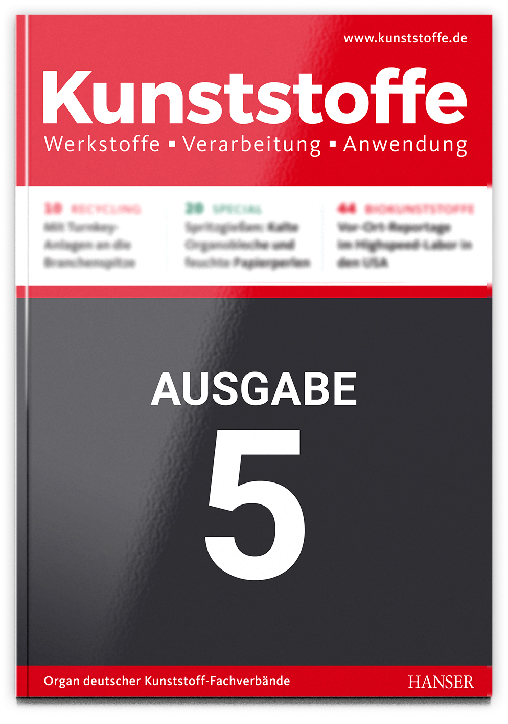 Fachzeitschrift Kunststoffe Themenvorschau Ausgabe 5