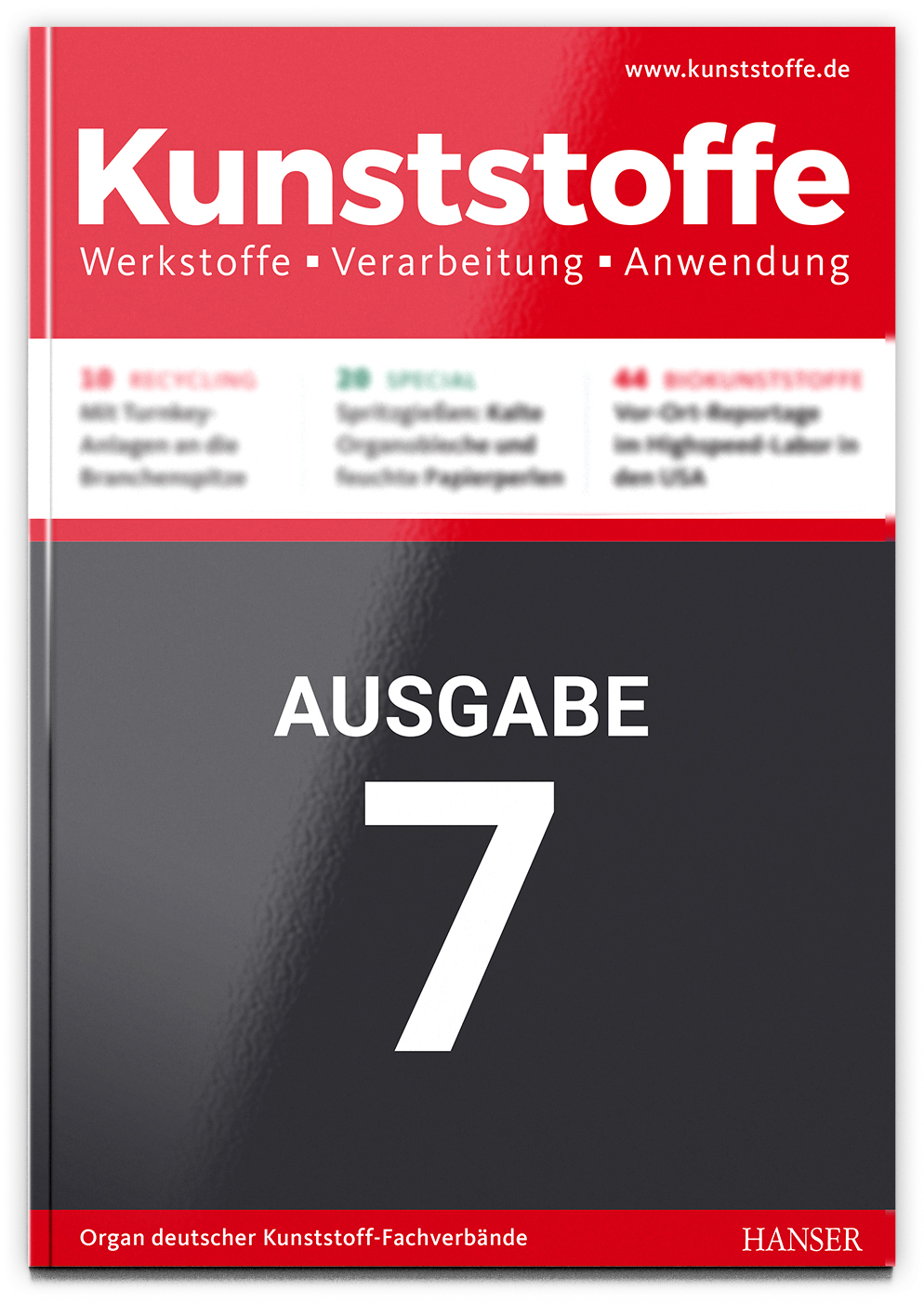 Fachzeitschrift Kunststoffe Themenvorschau Ausgabe 7