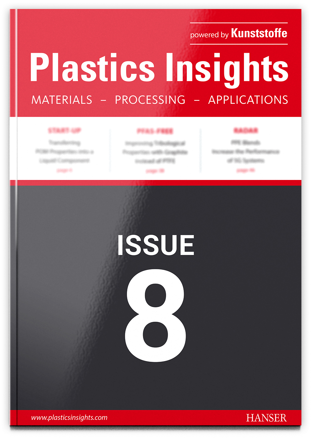 Fachzeitschrift Plastics Insights Themenvorschau Ausgabe 8