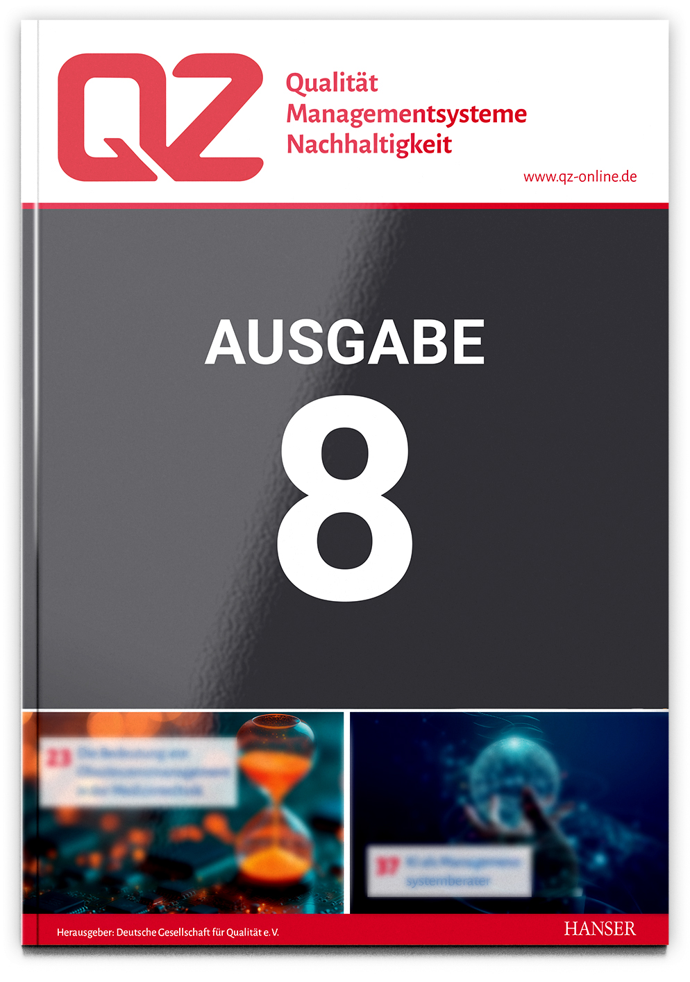 Fachzeitschrift QZ Qualität & Zuverlässigkeit Themenvorschau Ausgabe 8