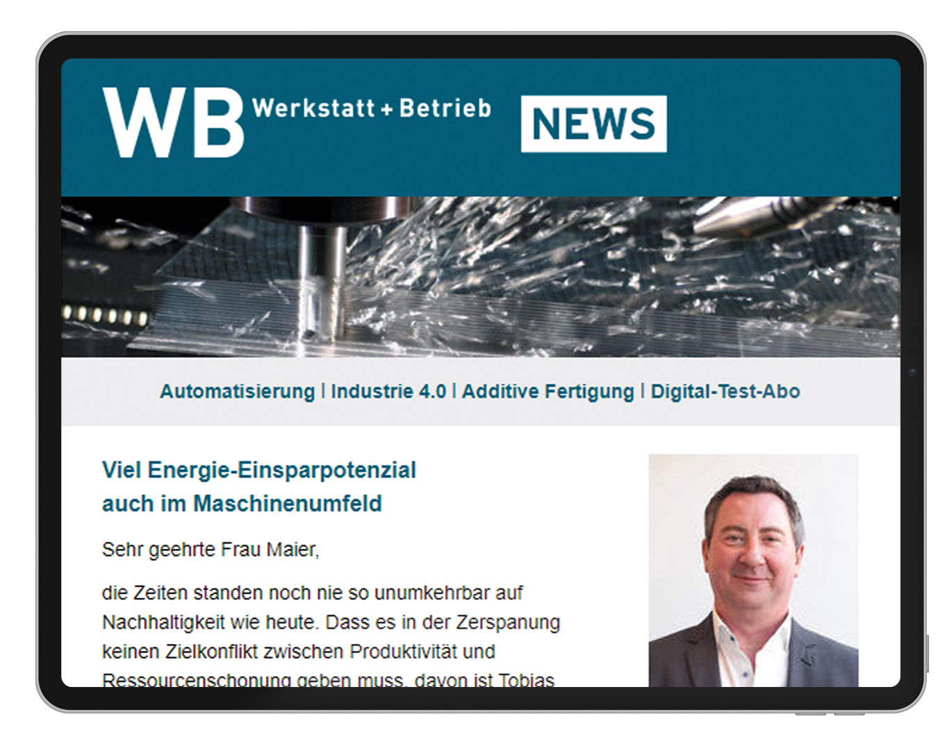 WB News Tablet