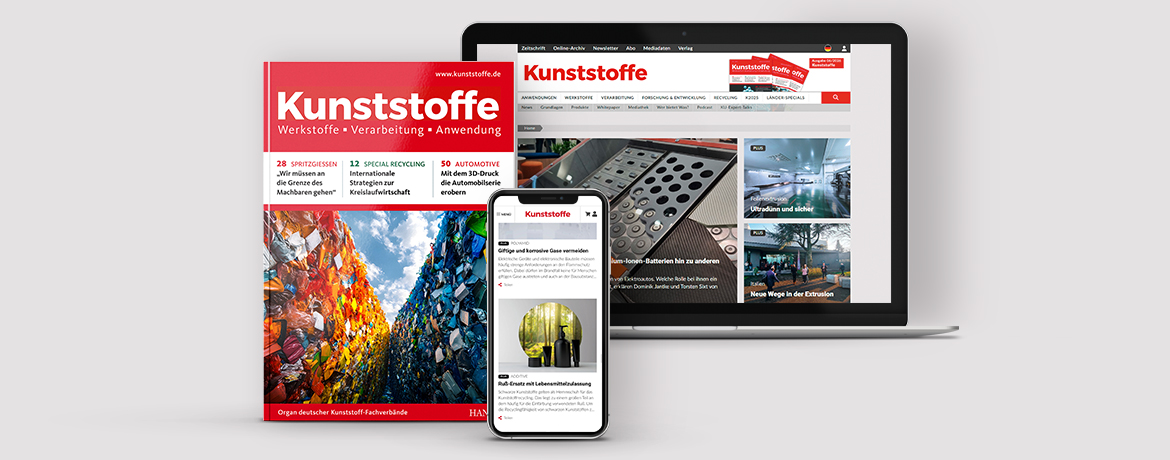 Kunststoffe Collage für Slider