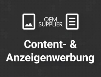 OEM Supplier Content Formate & Anzeigen